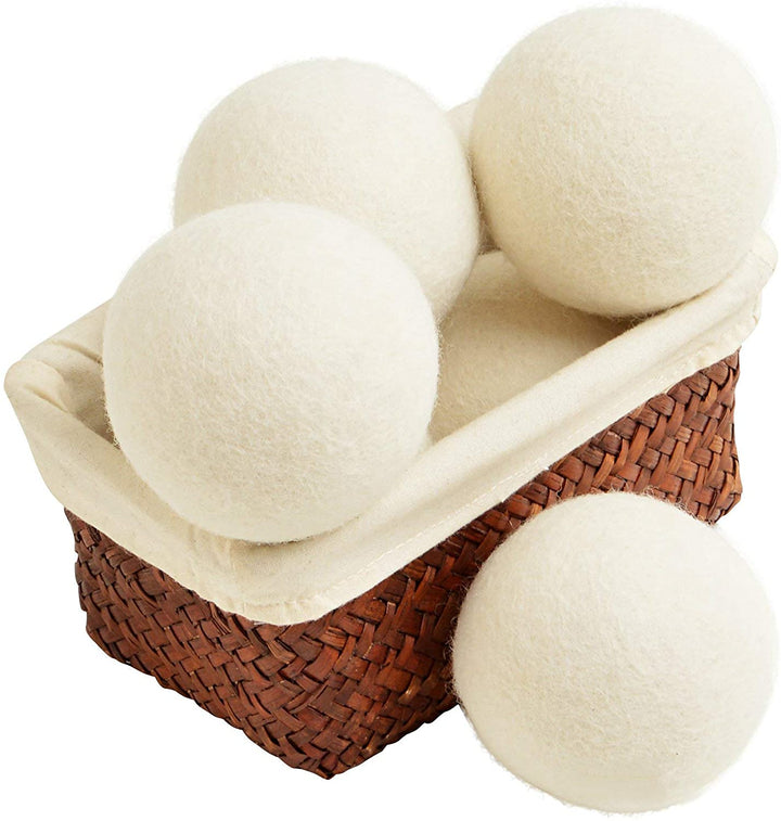 Reusable Wool Dryer Balls - Natural Fabric Softener