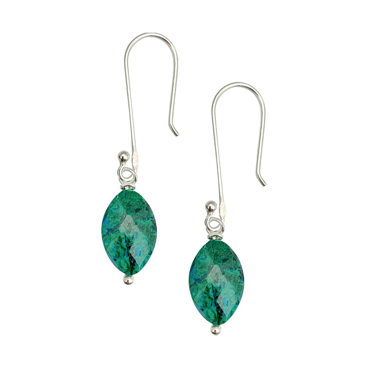 Chrysocolla Drop Earrings